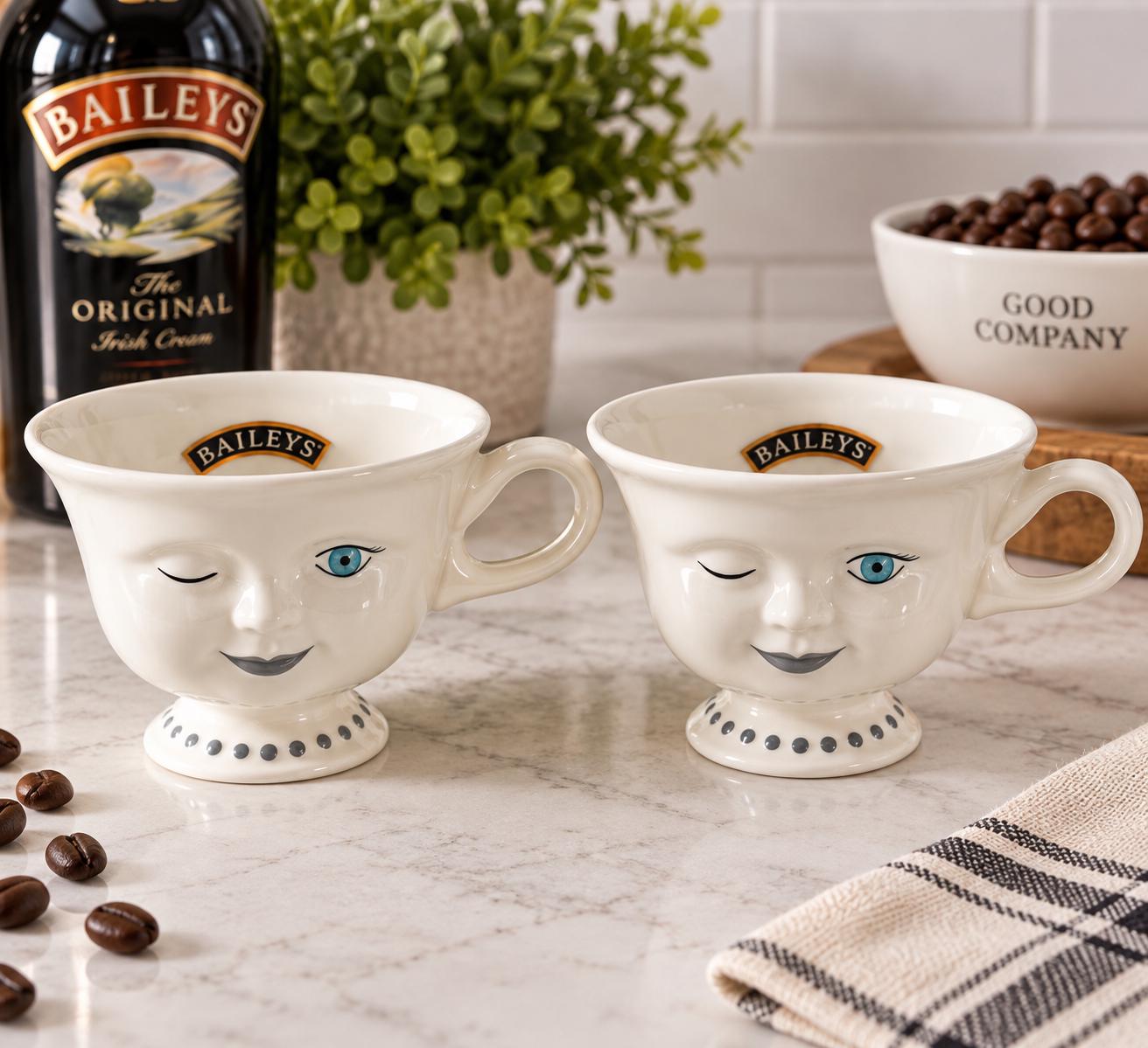 Baileys face cups - Etsy 日本