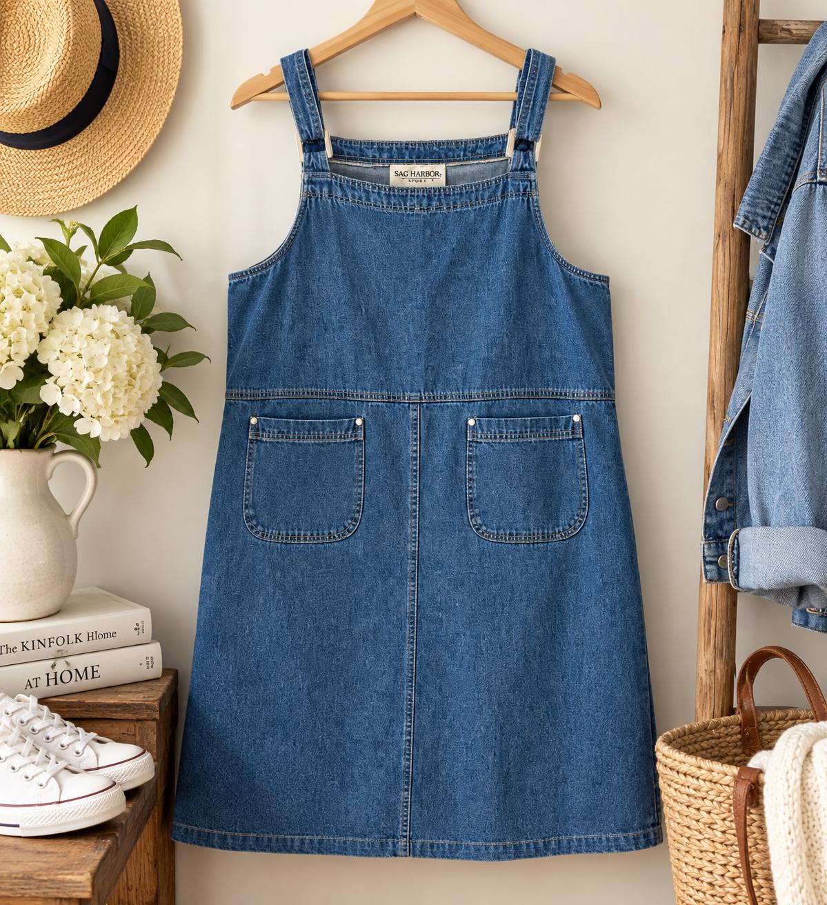Denim Jumper Dress