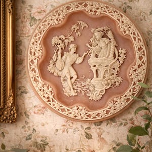 Incolay Cameo Plate - Etsy