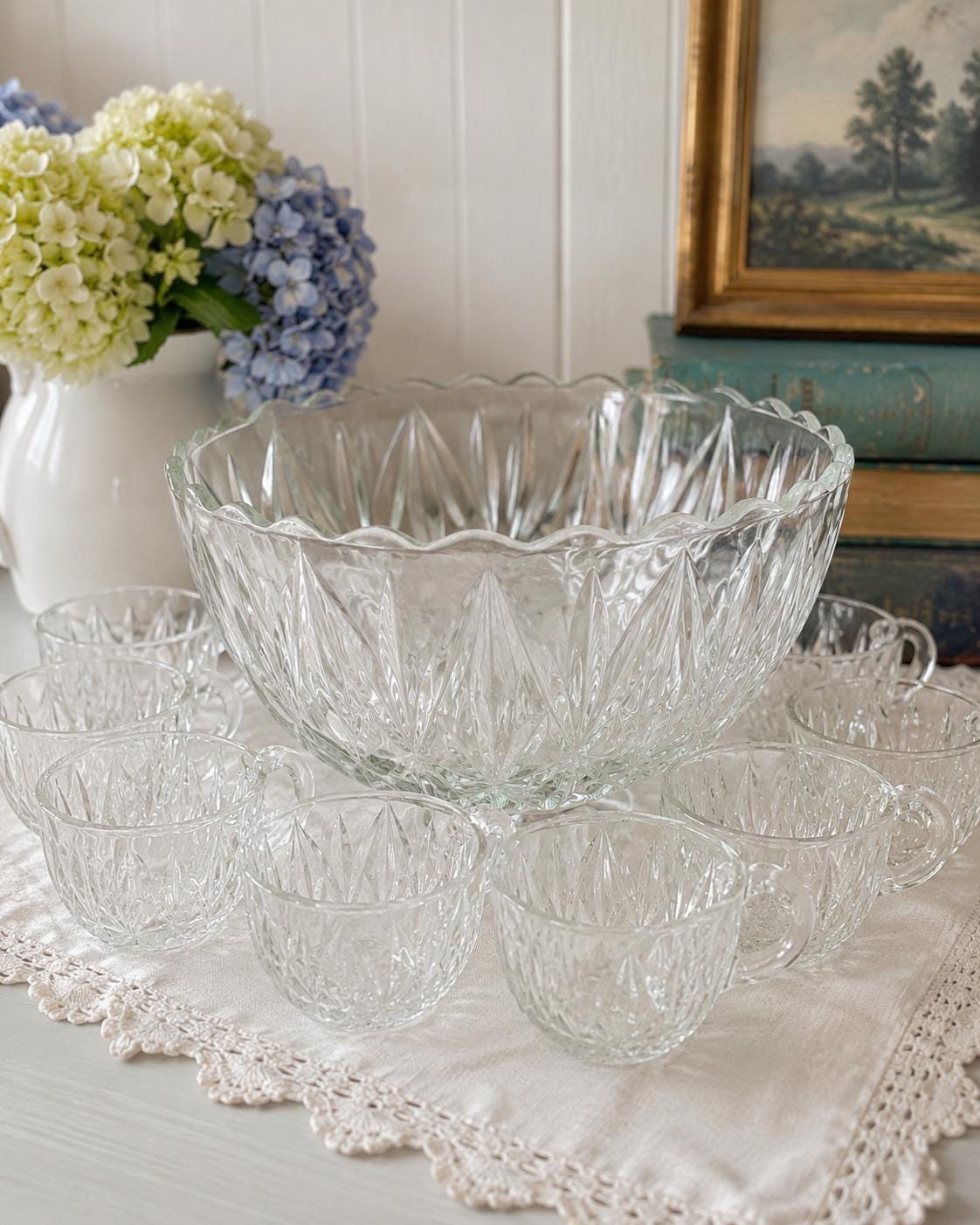 Williamsport Punch Bowl Set - Etsy