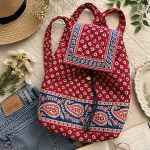 Vintage Vera Bradley Backpack - Etsy display picture 2