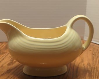 Vintage Fiesta Ware - Hellgelbe Soße Sauciere Homer Laughlin Original