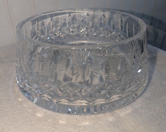 Waterford Ireland Crystal LISMORE 8" Salad, Serving, Fruit Bowl ~ Sparkles!