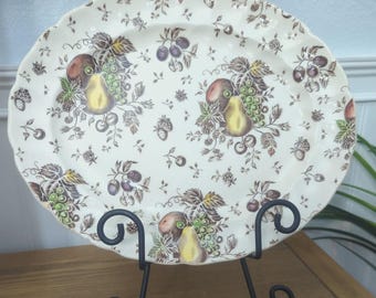 Vintage Johnson Bros England 30 cm oval serveringsfat Autumns Delight