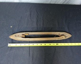 Vintage Wooden Loom Shuttle