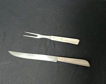 Washington Forge Carving Knife and Fork Set Stainless Steel