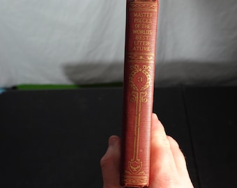 Masterpieces of the World's Best Literature Edited by Jeannette L. Gilder Hardcover Book
