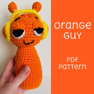 Orange Chorale Guy Crochet Pattern