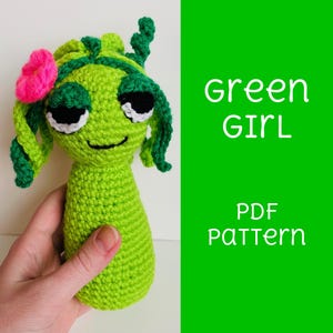 Green Chorale Girl Crochet Pattern