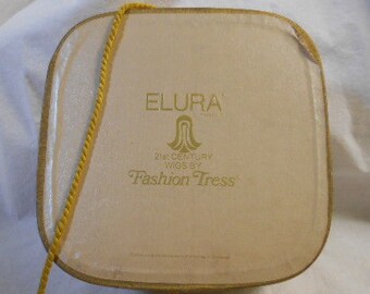 ELURA Fashion Tress hairpiece brown brunette with box topper