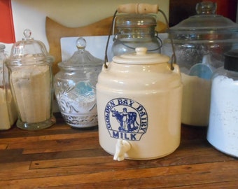 Golden Bay Dairy vintage drink dispenser