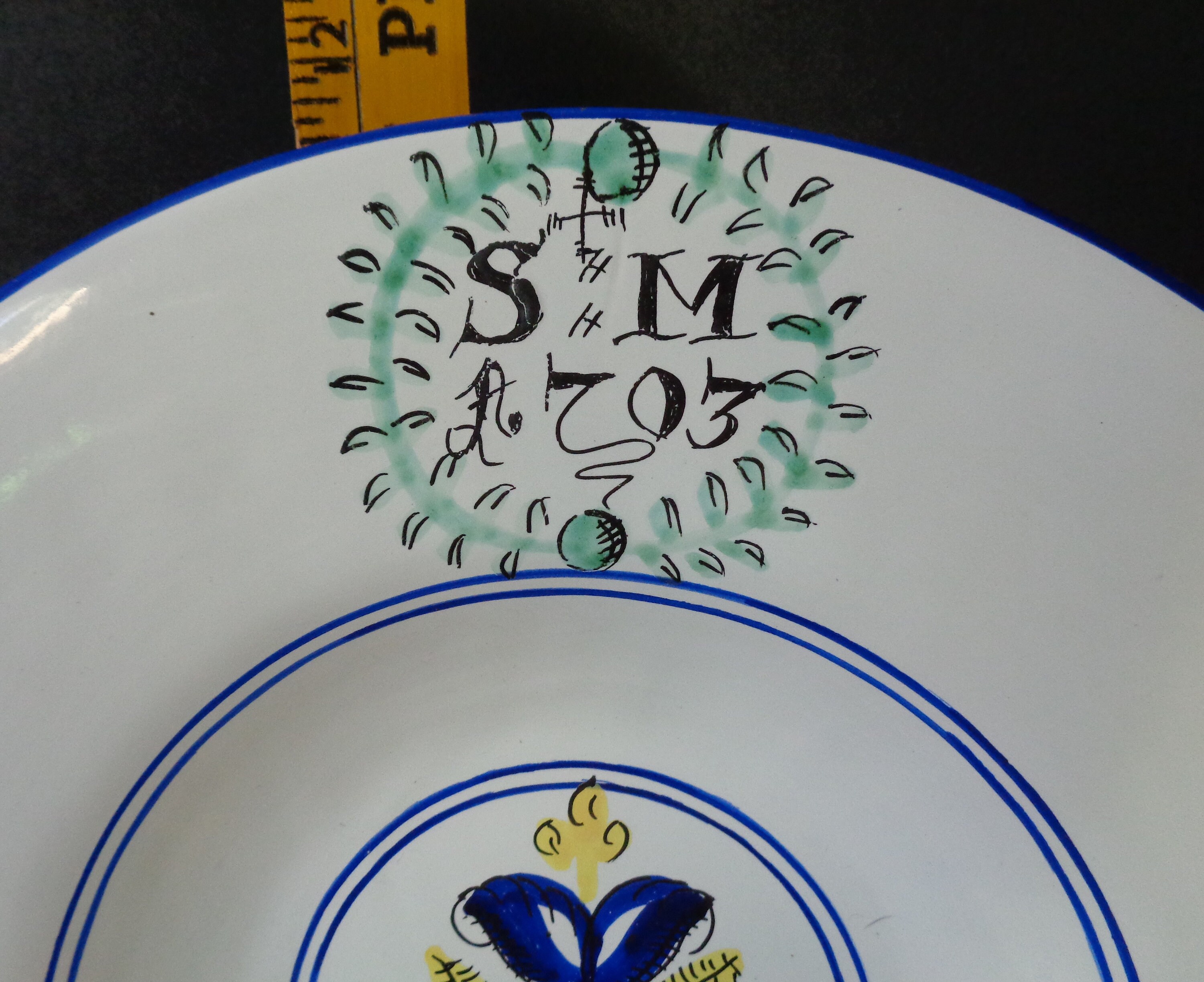 Decorative Pasta bowls X 3 handmade & painted in Italy READY Etsy