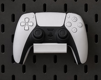 Support pour manettes de jeu compatible avec le panneau perforé IKEA SKADIS | Support pour manettes PS5 et Xbox | Idée cadeau pour salle de jeux