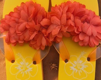 Orange/yellow flower slides