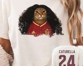Comfort Colors® Cucurella Cat Viral Meme Shirt, Spain World Cup 2026 Tee, Marc Cucurella Shirt, Caturella Shirt, Funny Soccer Football Shirt
