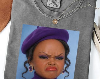 Camiseta divertida com estampa retrô de boneca, camiseta original e divertida, estampa de meme de boneca atrevida, Comfort Colors®, blusa com estampa hilária, camiseta vintage sarcástica