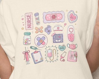Comfort Colors® Cute Nurse Shirt, Nursing School, Gift For Nurse, Nurse Gift, Nurse Gifts, Nurse Graduation Tees