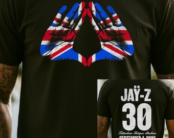 Comfort Colors® J-Z30 Reasonable Doubt 30th Anniversary Tour London Shirt & Hoodie, Tottenham Hotspur Stadium, September 4th 2026