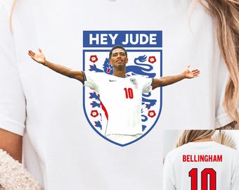 Comfort Colors® Jude Bellingham Hey Jude England Shirt, England World Cup 2026 Tee, Three Lions Shirt, It's Coming Home Shirt, Hey Jude Song