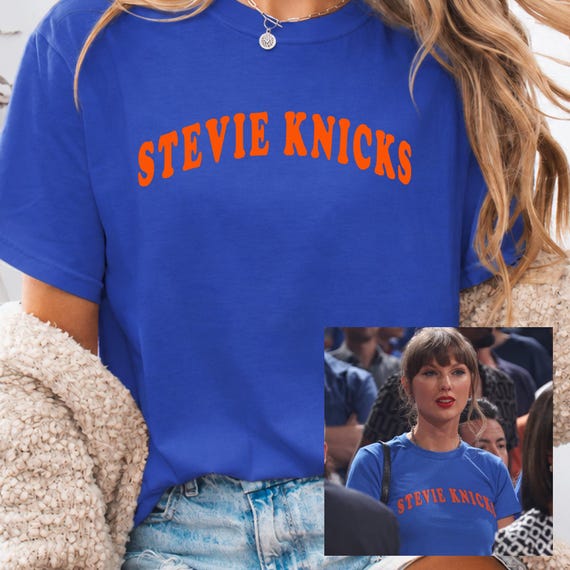 Stevie Knicks Swiftie Shirt, Celebrity Inspired Game Day Tee, Viral Vintage Basketball Tee, Retro NYC Graphic Shirt, Knicks NBA Finals 2026