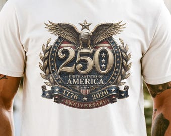 Camiseta Comfort Colors® Freedom 250th Anniversary, 1776-2026 America Anniversary, Patriotic Freedom, USA 250 Years Independence Apparel