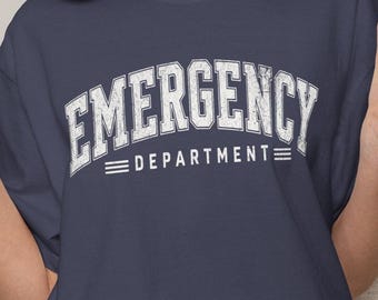 Comfort Colors® Emergency Department Nurse Shirt, Nurse T-Shirt, Emergency Nurse Gift,ER Nurse Shirt, Emergency Medicine Nurse, Nursing Gift
