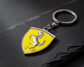 Ferrari LussoT ロゴ キーホルダー Ferrari Testarossa Keychain - Etsy
