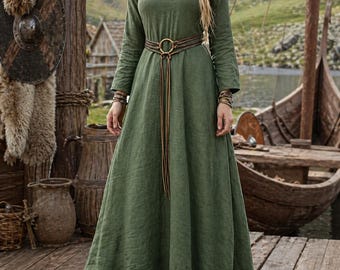 Nordisches Wikinger Gewand – LARP Mittelalter Gewandung, Kelten Gewandung, Fantasy Krieger Gewandung