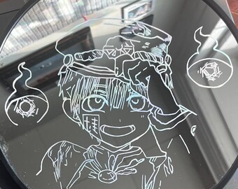 Hanako-Kun Hand Engraved 12 Mirror