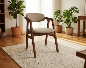 Wooden Chair with Cushion — Modern Style