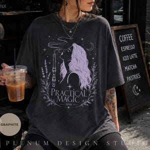 Vintage Practical Magic Tee, Retro Halloween Shirt, Practical Magic 2 Shirt, Sally Gillian Owens Vintage Movie Tee, Witchy Gift for Her image 6
