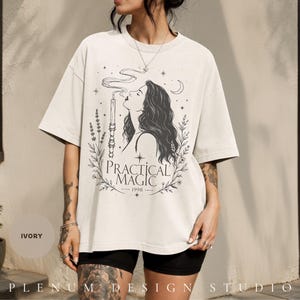 Vintage Practical Magic Tee, Retro Halloween Shirt, Practical Magic 2 Shirt, Sally Gillian Owens Vintage Movie Tee, Witchy Gift for Her image 4