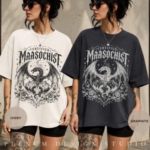 SJM Book Tee, Fantasy Lover Gift, Romantasy Reader Shirt, Sarah J Maas Shirt, Dark Romance, Bookish Gift For Her, ACOTAR, C.C. & T.O.G Merch image 6