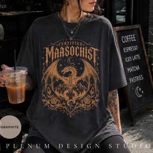 SJM Book Tee, Fantasy Lover Gift, Romantasy Reader Shirt, Sarah J Maas Shirt, Dark Romance, Bookish Gift For Her, ACOTAR, C.C. & T.O.G Merch image 7
