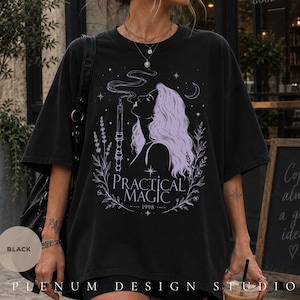 Vintage Practical Magic Tee, Retro Halloween Shirt, Practical Magic 2 Shirt, Sally Gillian Owens Vintage Movie Tee, Witchy Gift for Her image 9