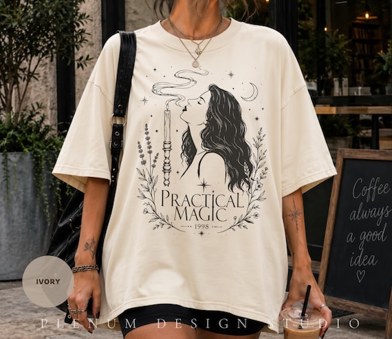 Vintage Practical Magic Tee, Retro Halloween Shirt, Practical Magic 2 Shirt, Sally Gillian Owens Vintage Movie Tee, Witchy Gift for Her