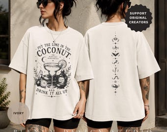 Camiseta de Magia Práctica, Margaritas de Medianoche, Camiseta Retro de Halloween, Camiseta de Temporada Espeluznante, Camiseta Vintage de Película Extragrande, Regalo Bruja para Ella