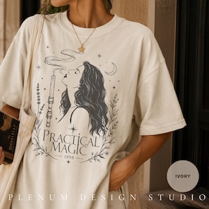 Vintage Practical Magic Tee, Retro Halloween Shirt, Practical Magic 2 Shirt, Sally Gillian Owens Vintage Movie Tee, Witchy Gift for Her image 2
