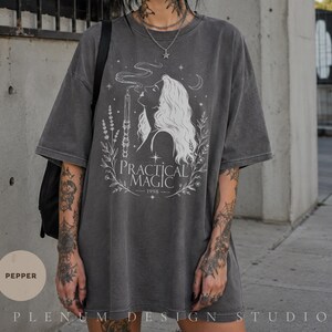 Vintage Practical Magic Tee, Retro Halloween Shirt, Practical Magic 2 Shirt, Sally Gillian Owens Vintage Movie Tee, Witchy Gift for Her image 7