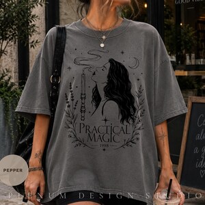 Vintage Practical Magic Tee, Retro Halloween Shirt, Practical Magic 2 Shirt, Sally Gillian Owens Vintage Movie Tee, Witchy Gift for Her image 5