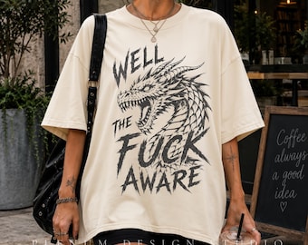 Camiseta Fourth Wing, Well The Fuck Aware, Camiseta Xaden Riorson, Violent Little Thing, Regalo para lectores de fantasía, Camiseta Comfort Colors para mujer
