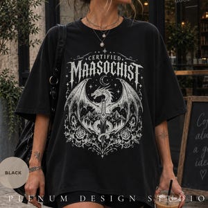 SJM Book Tee, Fantasy Lover Gift, Romantasy Reader Shirt, Sarah J Maas Shirt, Dark Romance, Bookish Gift For Her, ACOTAR, C.C. & T.O.G Merch image 8