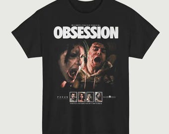 Obsession Movie Graphic T-Shirt, Horror Film Tee