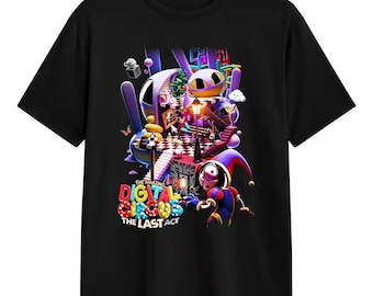 The Amazing Digital Circus Shirt - Vintage Cartoon Jester Tee - Unisex Graphic T-Shirt