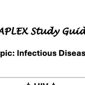 Puede incluir: Fondo blanco con el texto "NAPLEX Study Guide" y "Topic: Infectious Disease". A ambos lados, pilas de libros coloridos con cubiertas rojas, amarillas, azules, verdes y marrones. Tema educativo.