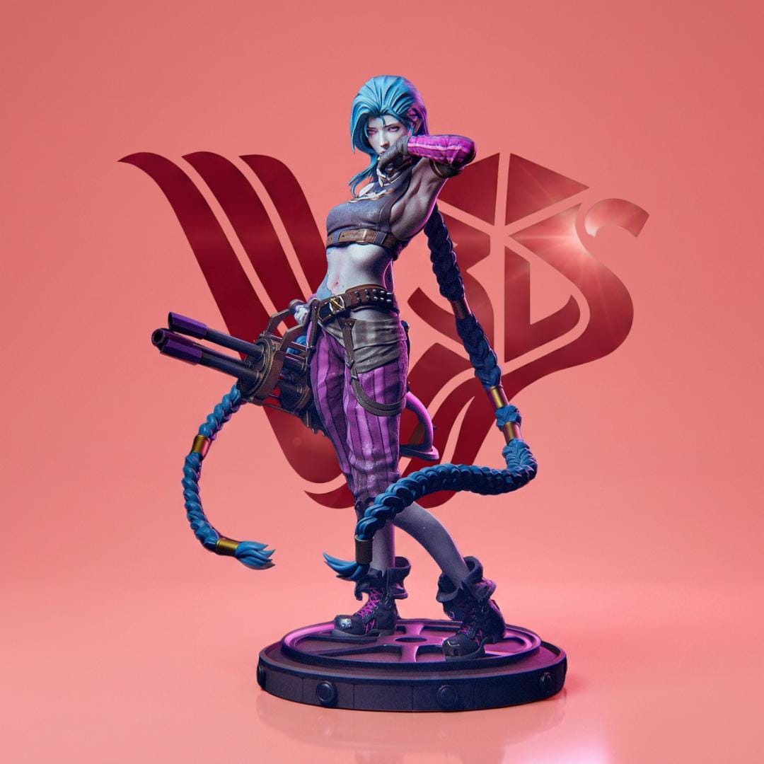 Arcane jinx figure - Etsy 日本