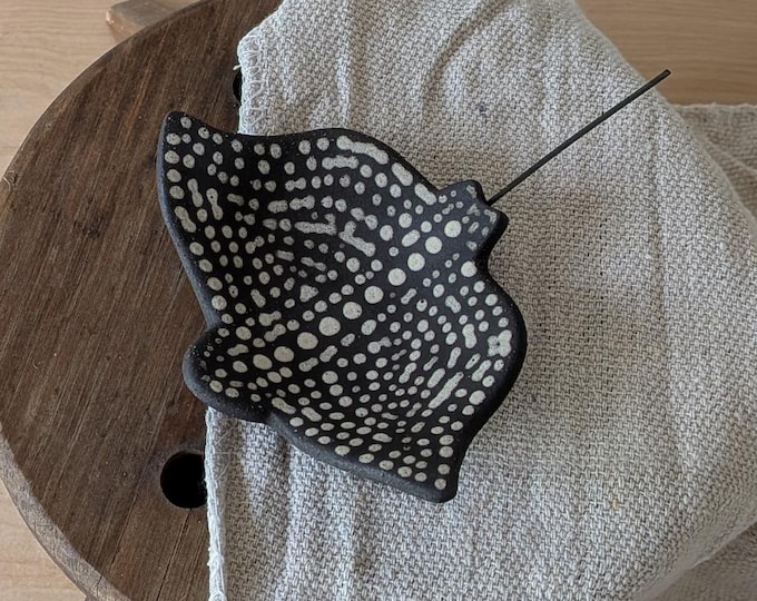 Featured listing image: Stingray Spotted Eagle Ray Dish Each One Is Similar But Unique Handmade Freehand Drawn