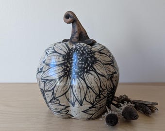 Handmade Sunflower Pumpkin