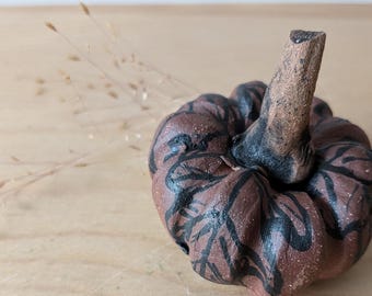 Small Handmade Oak Pumpkin