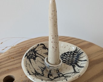 Ring Dish Catch all- Floral